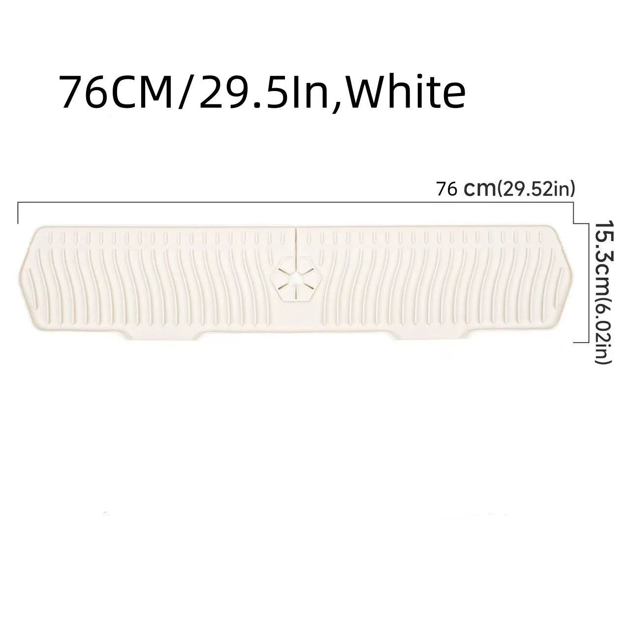 Tapis anti-éclaboussures pour évier