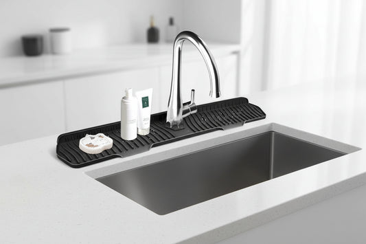 Tapis anti-éclaboussures pour évier